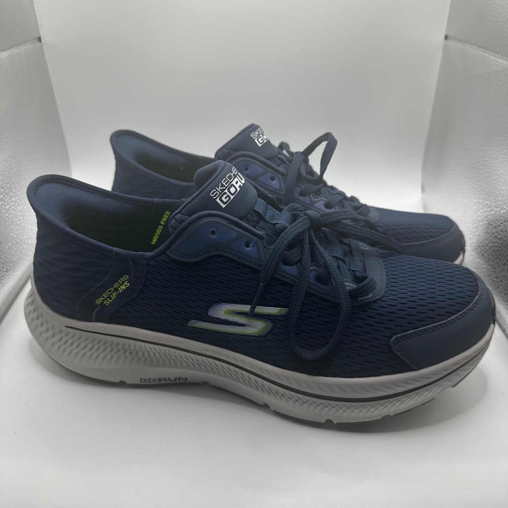 Skechers Hands Free Slip-ins GoRun Consistent 2.0 Navy Blue Mens 11.5 sneakers